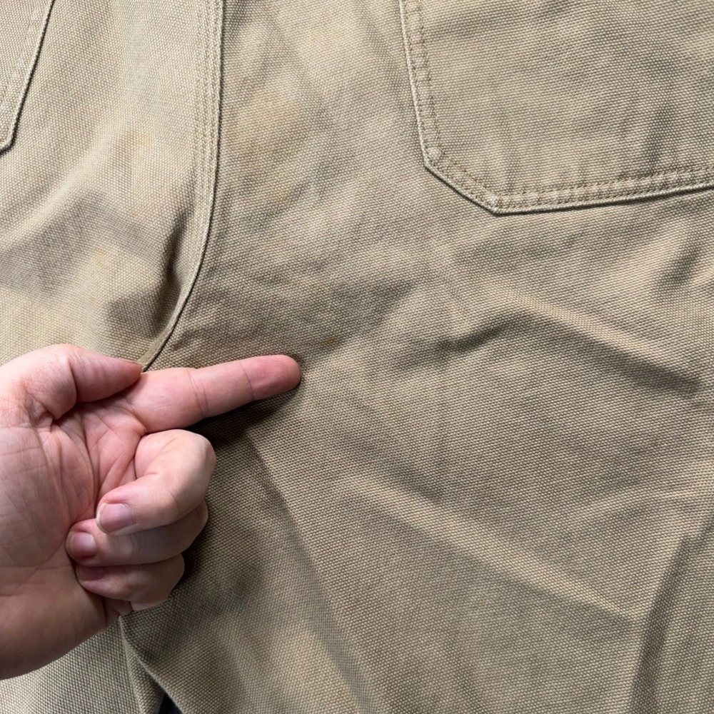 Duluth Trading Co Fire Hose Cargo Pants Mens 42x32 Tan Cotton Canvas Workwear - Picture 4 of 9